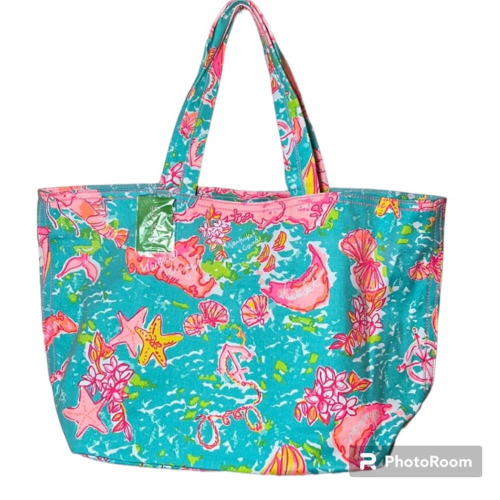 Lilly Pulitzer Palm Beach Tote Travel Bag Cape & Island Accessories NWT